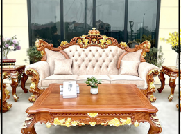 Sofa Hoàng Gia gỗ Gõ Đỏ năm 2022