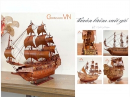 Mô Hình Thuyền Thuận Buồm Xuôi Gió Bằng Gỗ Hương – Quà Tặng Khai Trương Sang Trọng Và Ý Nghĩa Mô Hình Thuyền Thuận Buồm Xuôi Gió Bằng Gỗ Hương – Quà Tặng Khai Trương Sang Trọng Và Ý Nghĩa