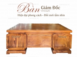 Bàn làm việc gỗ Hương mẫu bàn hiện đại -  Sản phẩm được yêu thích nhất năm 2022