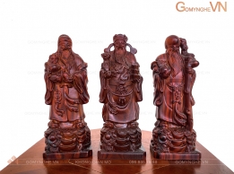 Bộ tam đa Phúc Lộc Thọ gỗ mỹ nghệ 