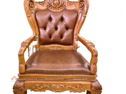 Ghế Giám Đốc Lãnh Đạo Chủ Tịch Gỗ Tự Nhiên Chân Tĩnh 