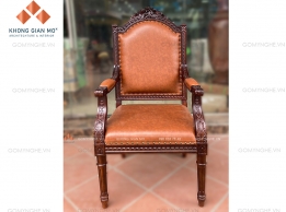 Ghế gỗ Giám Đốc Lãnh Đạo Mẫu Ghế Làm Việc Chân Tĩnh 