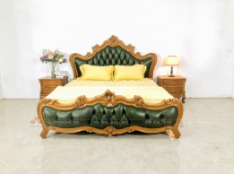Giường Tân Cổ Điển Gỗ Tự Nhiên Royal Queen Sang Trọng Đẳng Cấp