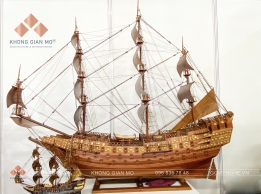 Thuyền Buồm Gỗ Hương 1.5M  sang trọng đẳng cấp kích thước siêu lớn