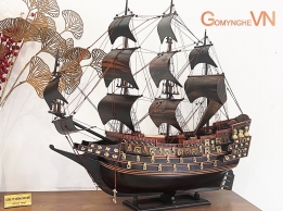 Mô Hình Thuyền Buồm Gỗ Mun Hoa 68x70x15 – Điểm Nhấn Sang Trọng Cho Không Gian & Quà Tặng Năm Mới Ý Nghĩa