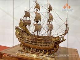 Thuyền Gỗ Sưa - Thuyền Thuận Buồm Xuôi Gió Trang Trí Nhà Cửa Đẳng Cấp