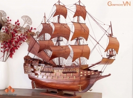 Thuyền gỗ hương - Quà tặng đầu năm 