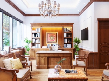 Bàn ghế giám đốc với kích thước bàn làm việc chuẩn