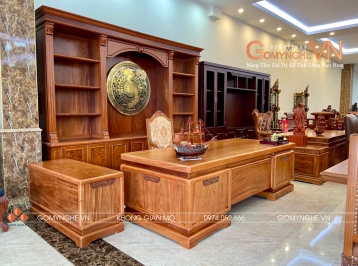 Kinh nghiệm phối bàn phụ, bàn làm việc và tủ tài liệu cho phòng lãnh đạo đồng bộ Kinh nghiệm phối bàn phụ, bàn làm việc và tủ tài liệu cho phòng lãnh đạo đồng bộ
