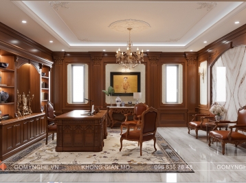 Ghế giám đốc gỗ tự nhiên