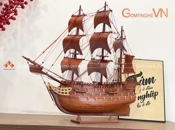 Mô Hình Thuyền Thuận Buồm Xuôi Gió Gỗ Hương Ta (40x45x10cm) | Quà Tặng Đẳng Cấp Mô Hình Thuyền Thuận Buồm Xuôi Gió Gỗ Hương Ta (40x45x10cm) | Quà Tặng Đẳng Cấp