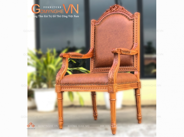 Ghế giám đốc chuẩn phong thái lãnh đạo | Mẫu ghế Putin gỗ gõ đỏ cao cấp