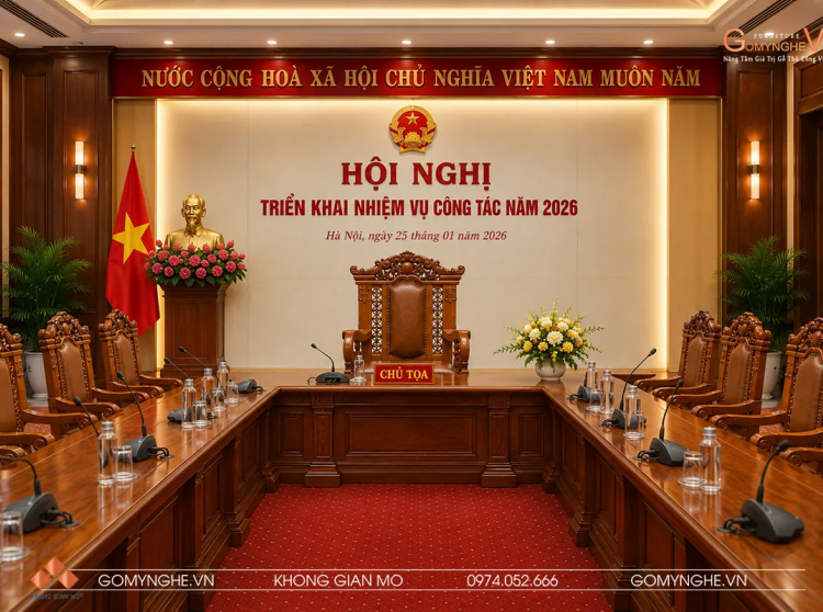 Ghế hội trường dành cho lãnh đạo tỉnh 2026 – Vẻ đẹp tân cổ điển khẳng định vị thế người đứng đầu Ghế hội trường dành cho lãnh đạo tỉnh 2026 – Vẻ đẹp tân cổ điển khẳng định vị thế người đứng đầu