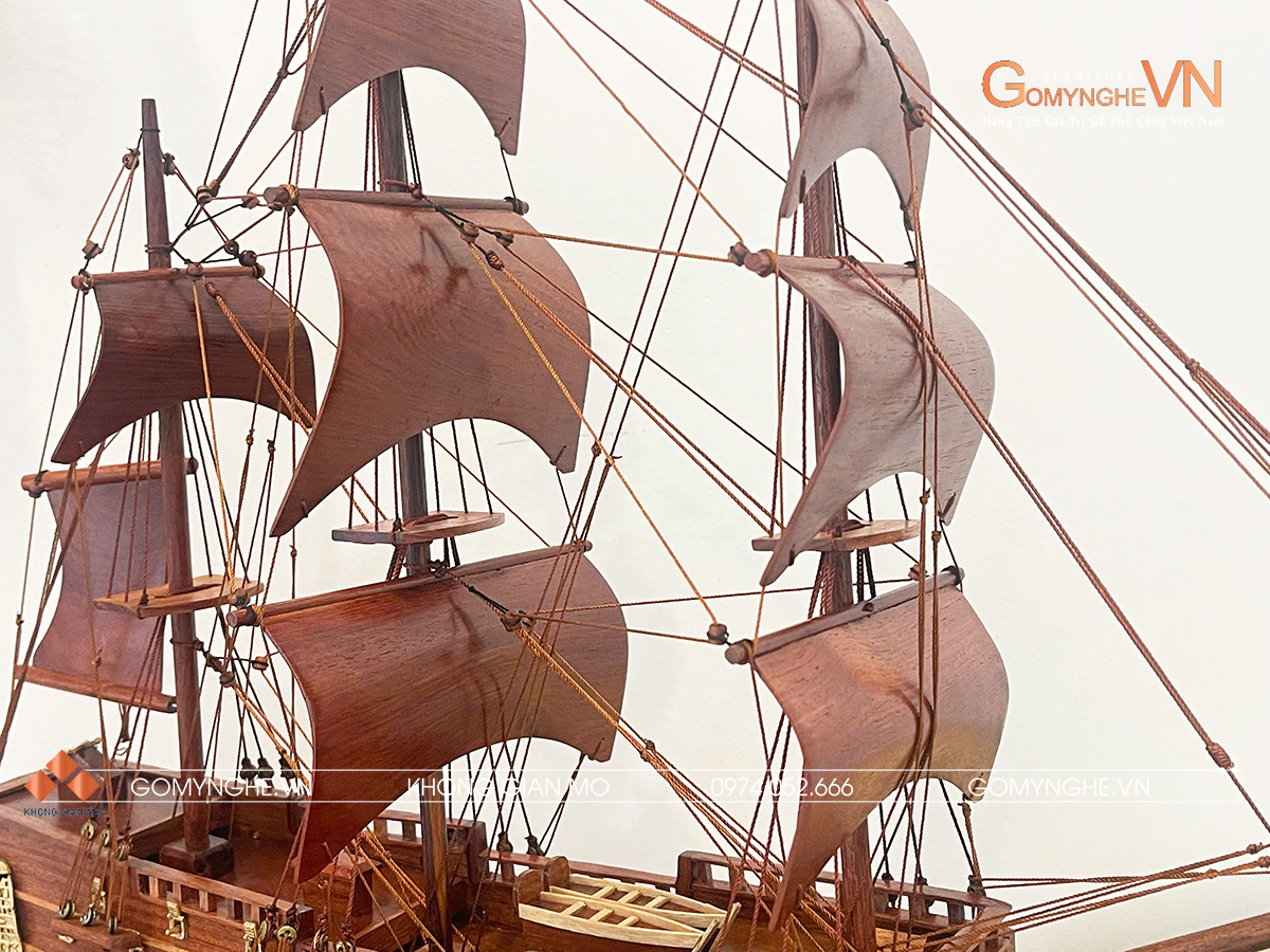 bUỒM GỖ HƯƠNG UỐN CONG NO GIÓ